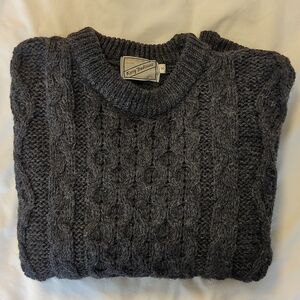 Kerry Traditions | Irish Lambswool Knti Sweater | Men's Size S 🐑☘️